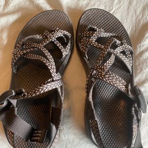 Size 8 double strap Chacos. Barely used.